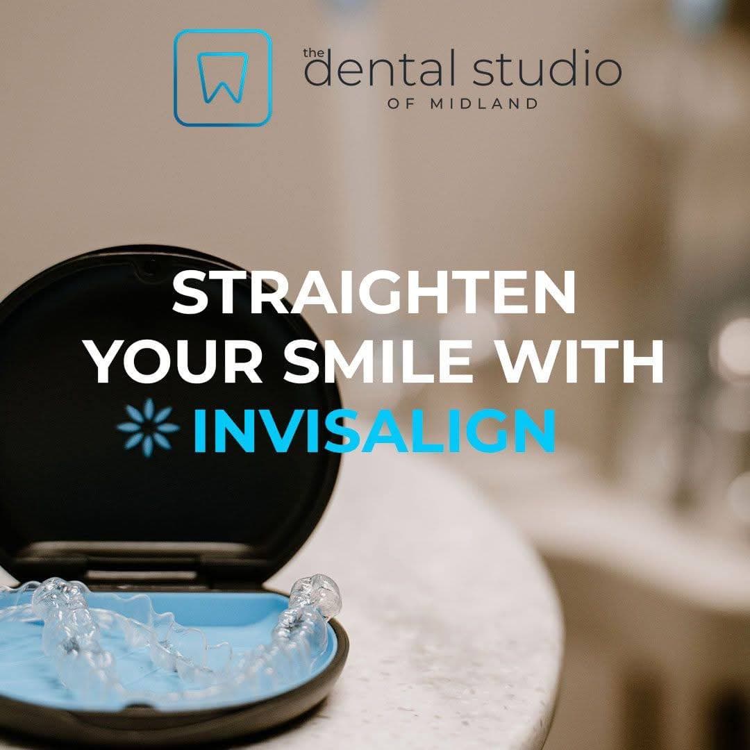 Invisalign clear aligners in case